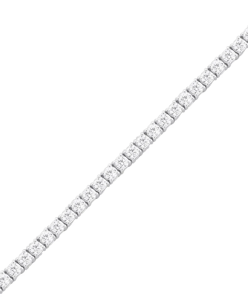Macy's Diamond Four Prong Tennis Bracelet (4 ct. t.w.) in 14K White Gold