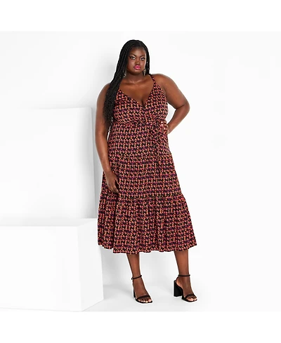City Chic Plus Priya Maxi Dress