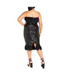 City Chic Women's Ezra Dress