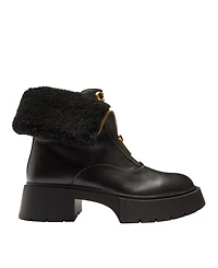Coach Women's Leah Platform Front Zip Booties