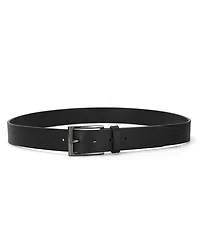 Ted Baker Men's All-Over Logo "T" Leather Belt