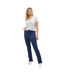 ellos Women's Straight Stretch Jeans