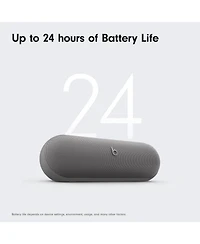 Beats Pill Portable Wireless Bluetooth Speaker and Charger - Light Gray