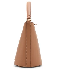 Anne Klein Small Lock Bucket with Convertible Strap