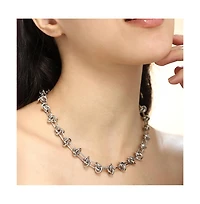 Sohi Women's The Knot-Link Chain Necklace - Metallic