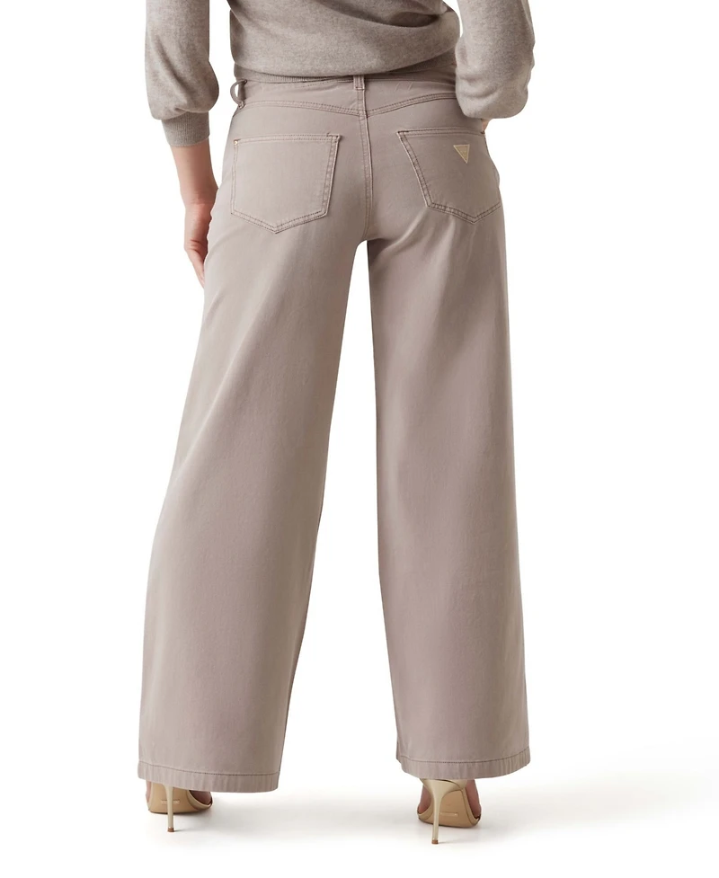 Guess Women's Bellagio High-Rise Wide Leg Pants