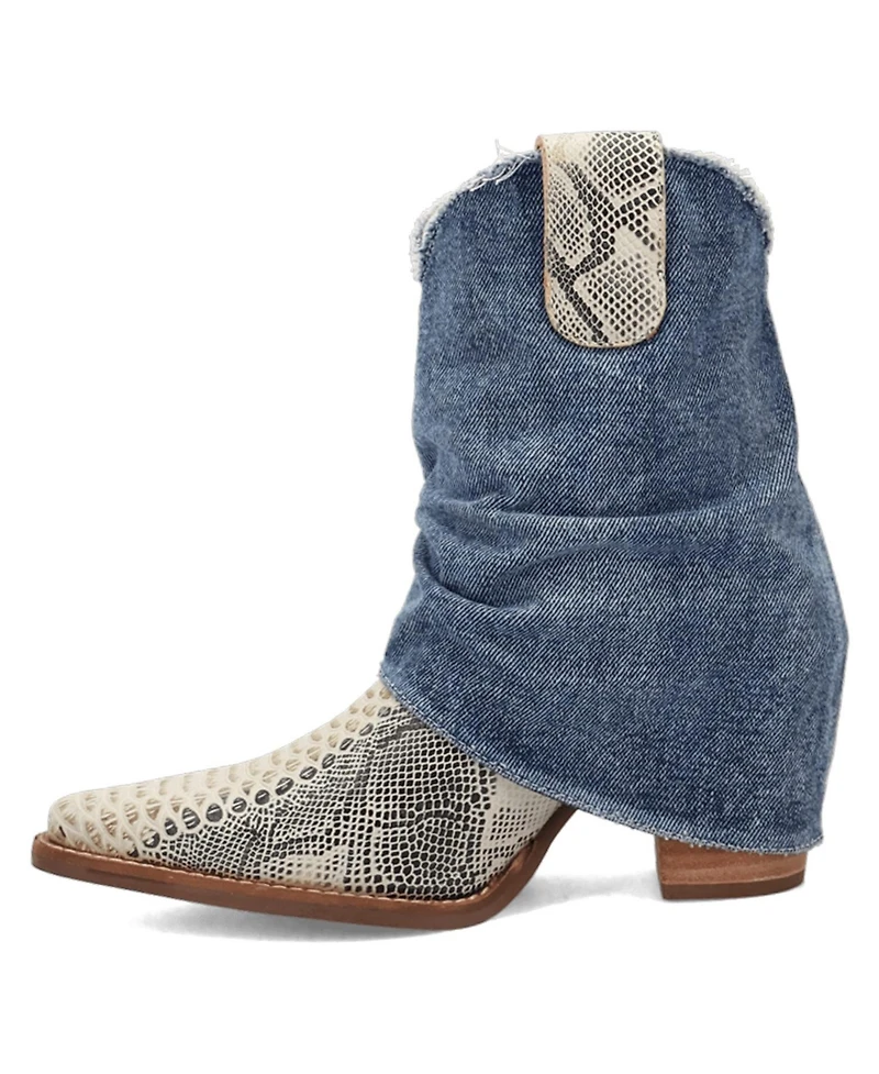 Dingo Women's Denim Dream Leather Bootie
