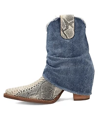 Dingo Women's Denim Dream Leather Bootie