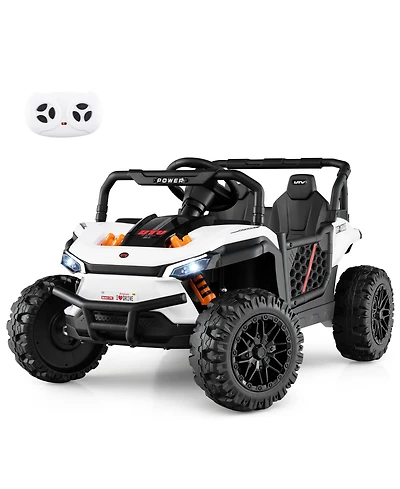 Sugift 12V Kids Ride on Truck Off-Road Utv with Parental Remote and Lights