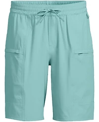 Lands' End Big & Tall 9 Inch Packable Cargo Swim Shorts
