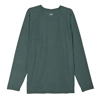 Snapper Rock Men's Kiwi Green Ls Outbound Tee