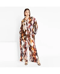 City Chic Women's Miranda Print Pant