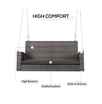 Outdoor Patio Swing for Garden, Deck, or Porch Seating