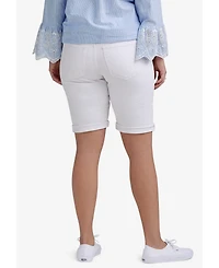 ellos Women's Denim Bermuda Shorts
