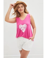 ellos Women's French Terry Drawstring Shorts