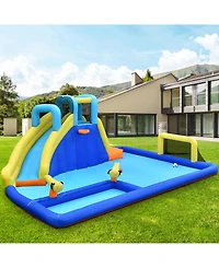 Sugift 6-in-1 Inflatable Water Slide Jumping House without Blower