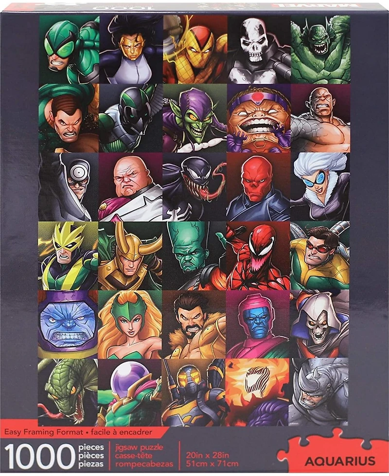 Nmr Distribution Marvel Villains Collage 1000 Piece Jigsaw Puzzle
