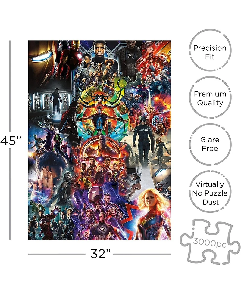 Marvel Mcu Collage 3000 Piece Jigsaw Puzzle