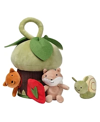 Lambs & Ivy Treehouse Soft Plush Interactive Play Set with Stuffed Animal Toys