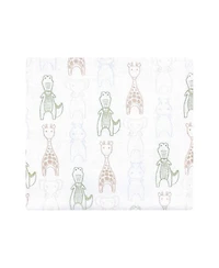 Hudson Baby Cotton Flannel Receiving Blankets 7-Pack Bundle, Modern Safari Friends , One Size