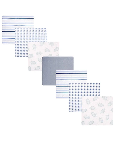 Hudson Baby Cotton Flannel Receiving Blankets 7-Pack Bundle, Little Sea Turtle , One Size