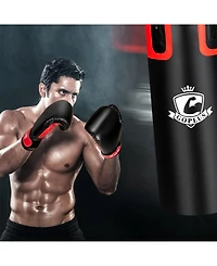 Filled Punching Bag Set for Adults- 56 lbs