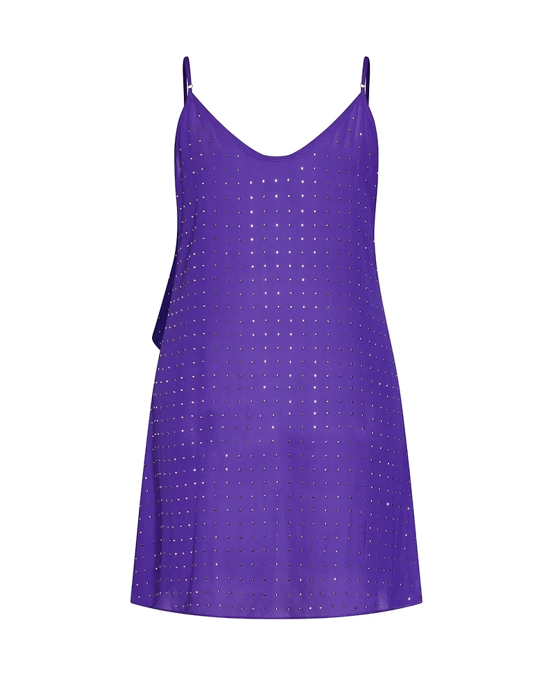 City Chic Women's Hi Lo Shine Cami