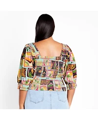 City Chic Women's Flora Top