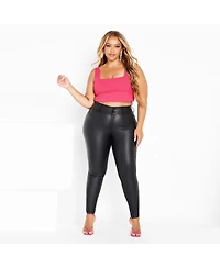 City Chic Women's Plus Lanie Compact Knit Top