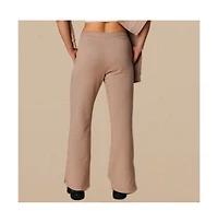 Ocio Women's Organic Cotton Teddy Flare Pant