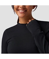Backcountry Women's Cedars Rws Merino Mid-Wt Baselayer Crew Top Midweight Long Underwear Tops