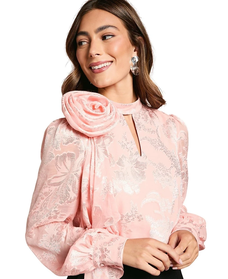 Coast Women's Satin Jacquard Corsage 2 1 Jumpsuit