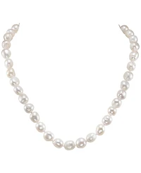 Macy's Baroque Pearl Necklace (9-10mm) in Sterling Silver