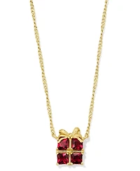 Kendra Scott Crystal 14K Gold-Tone Over Brass Pendant Necklace