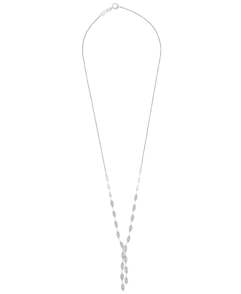 Wrapped Love Diamond Long Drop 17" Necklace (1/2 ct. t.w.) 14k Gold, Exclusively at Macy's