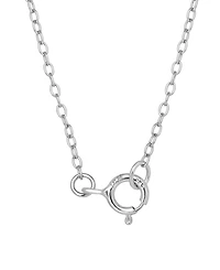 Macy's 2-Pc. Cubic Zirconia Snoopy Necklace and Earrings Set in Sterling Silver