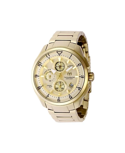 Technomarine Men's Tm-318130 Ocean Quartz Gold Dial Watch