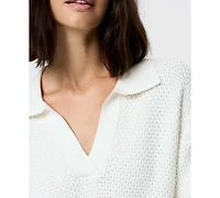French Connection Women's Collared Pull-On Sweater