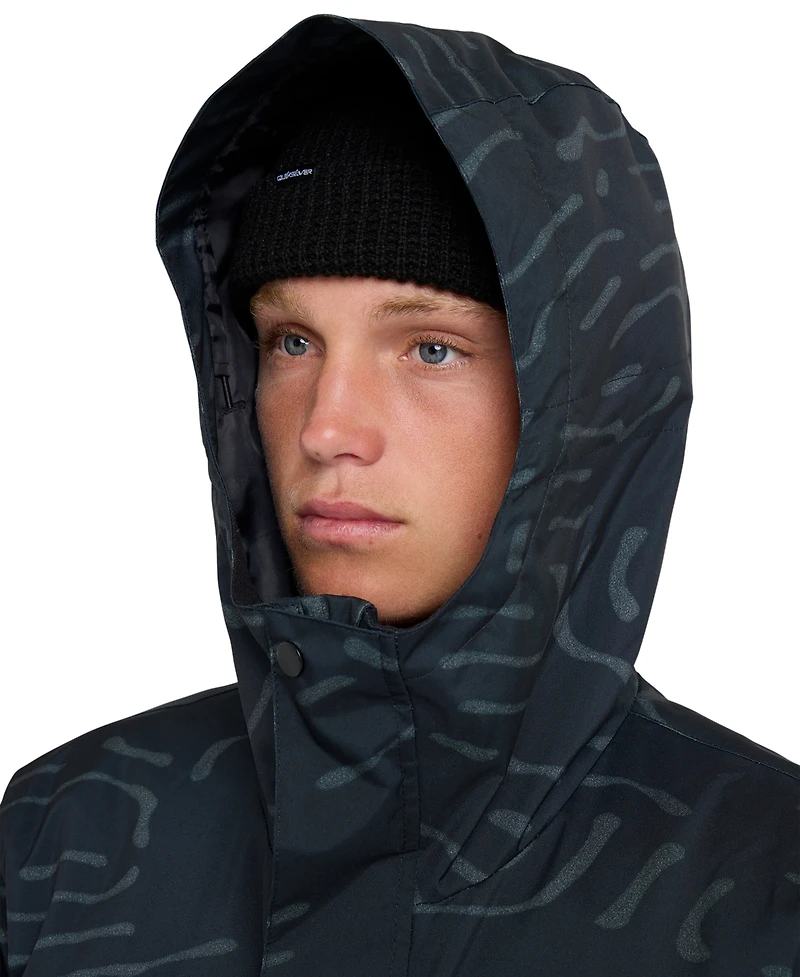 Quiksilver Men's Mission Printed Long-Sleeve Jacket