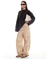 Lioness Women's Horseshoe Front Zip Jeans