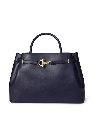 Lauren Ralph Lauren Leather Blaike Satchel Bag