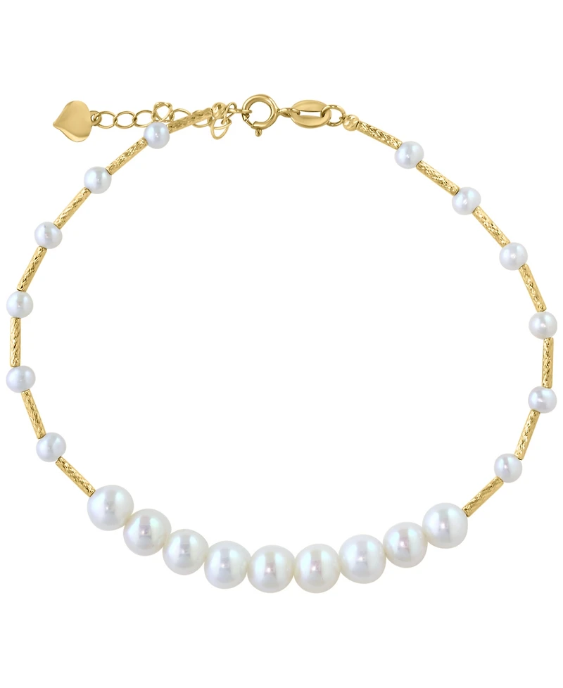 Effy Collection Freshwater Pearl Bracelet (3-5mm) in 14k Yellow Gold