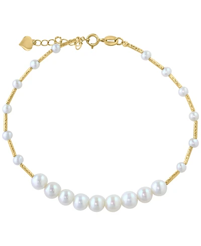 Effy Collection Freshwater Pearl Bracelet (3-5mm) in 14k Yellow Gold