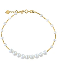 Effy Collection Freshwater Pearl Bracelet (3-5mm) in 14k Yellow Gold
