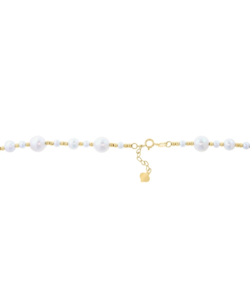 Effy Collection Freshwater Pearl (3-9mm) Necklace in 14k Yellow Gold
