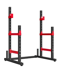Soozier Adjustable Squat Rack, 660lbs Heavy Duty Barbell Rack,