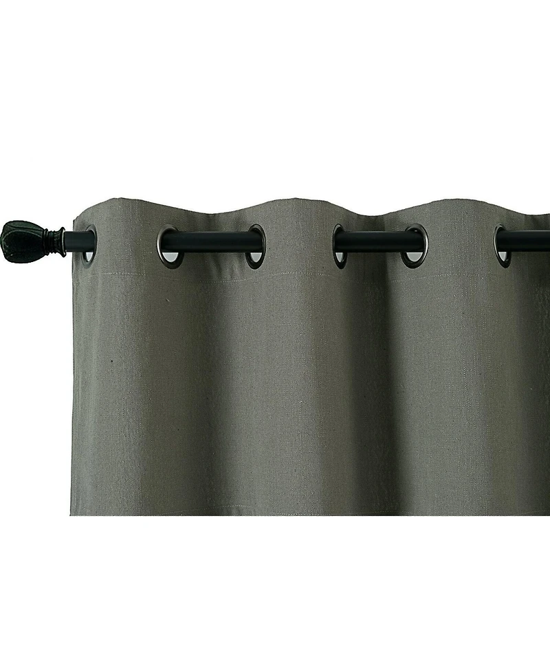 Kate Aurora Oversized Grommet Top Window Valances - Aqua