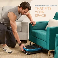Lifepro Voice Controlled Vibration Plate – Whole Body Vibration Platform with Curved Ergonomic Design – Supports Lymphatic Drainage, Mus