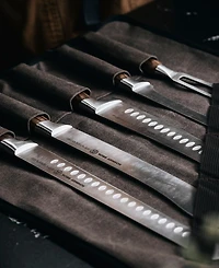 Schmidt Brothers Zebra Wood 6-Pc. Bbq Knife Set