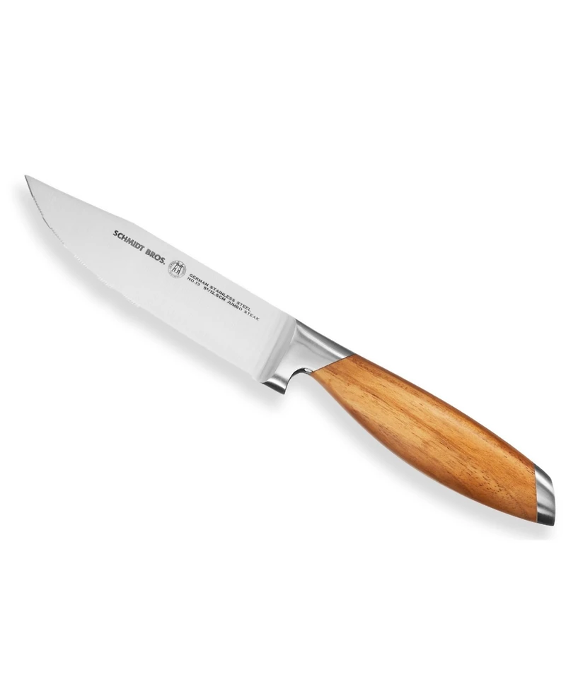 Schmidt Brothers Bonded Teak 4-Pc. Steak Knife Set